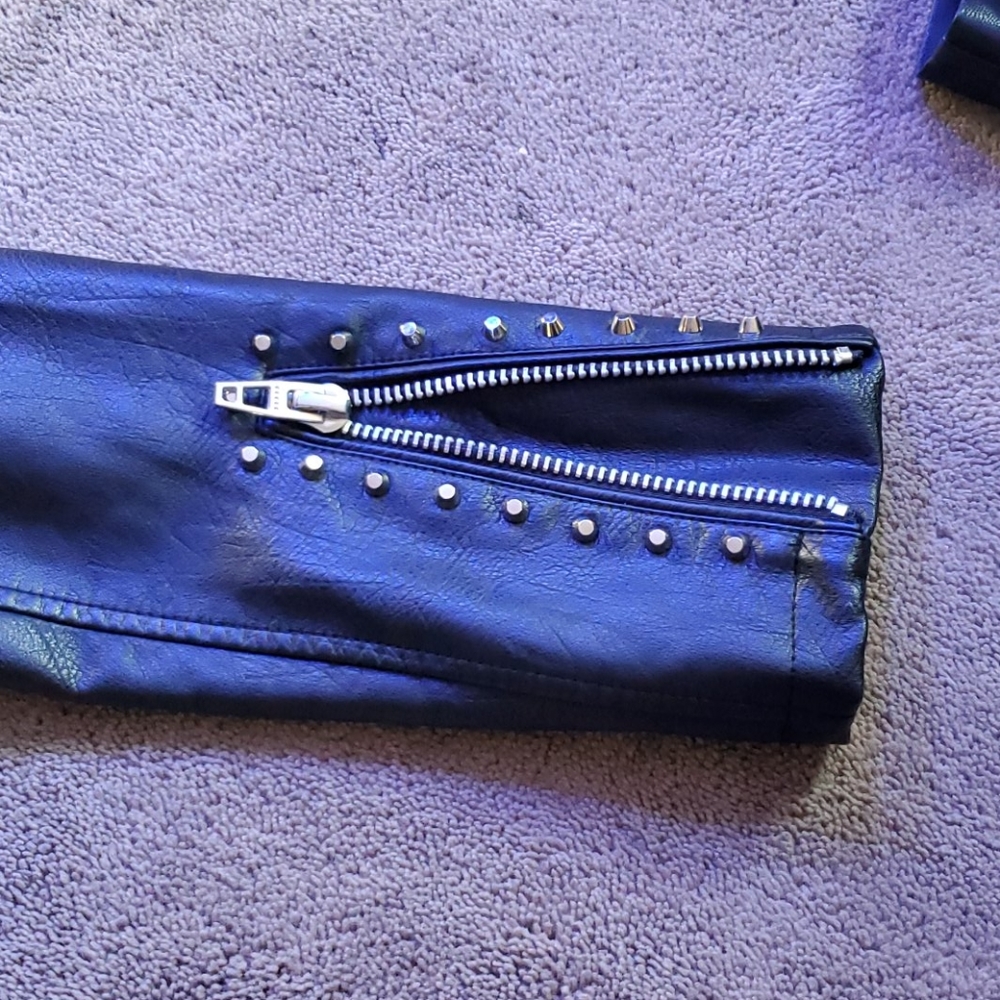Real Leather Biker Jacket - image 2